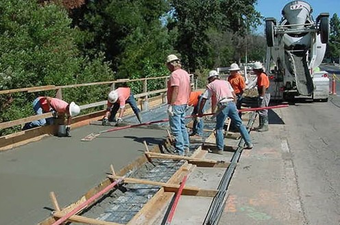 Construction repaving photo