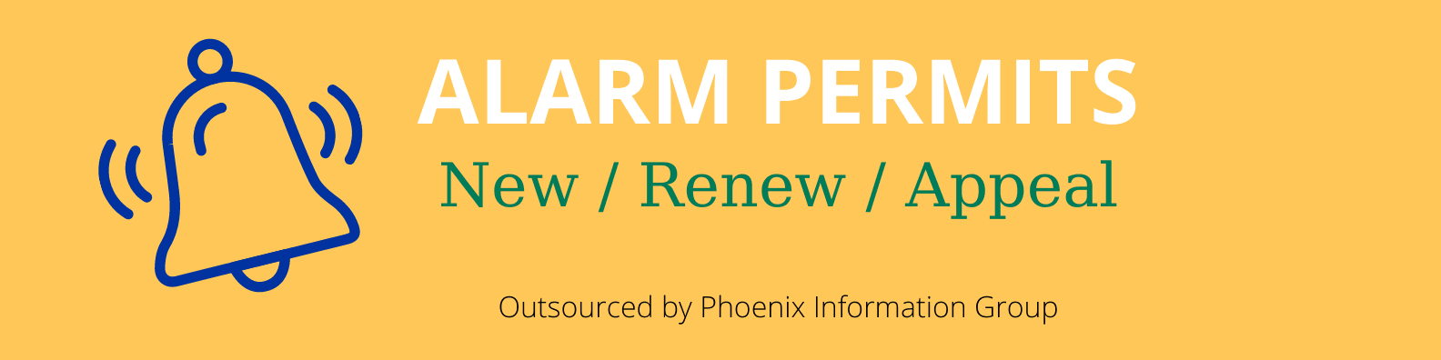 ALARM PERMITS banner
