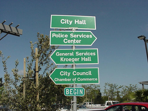 Civic Center Building Signs