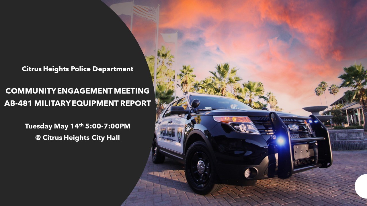 AB481 Town Hall Meeting Notification