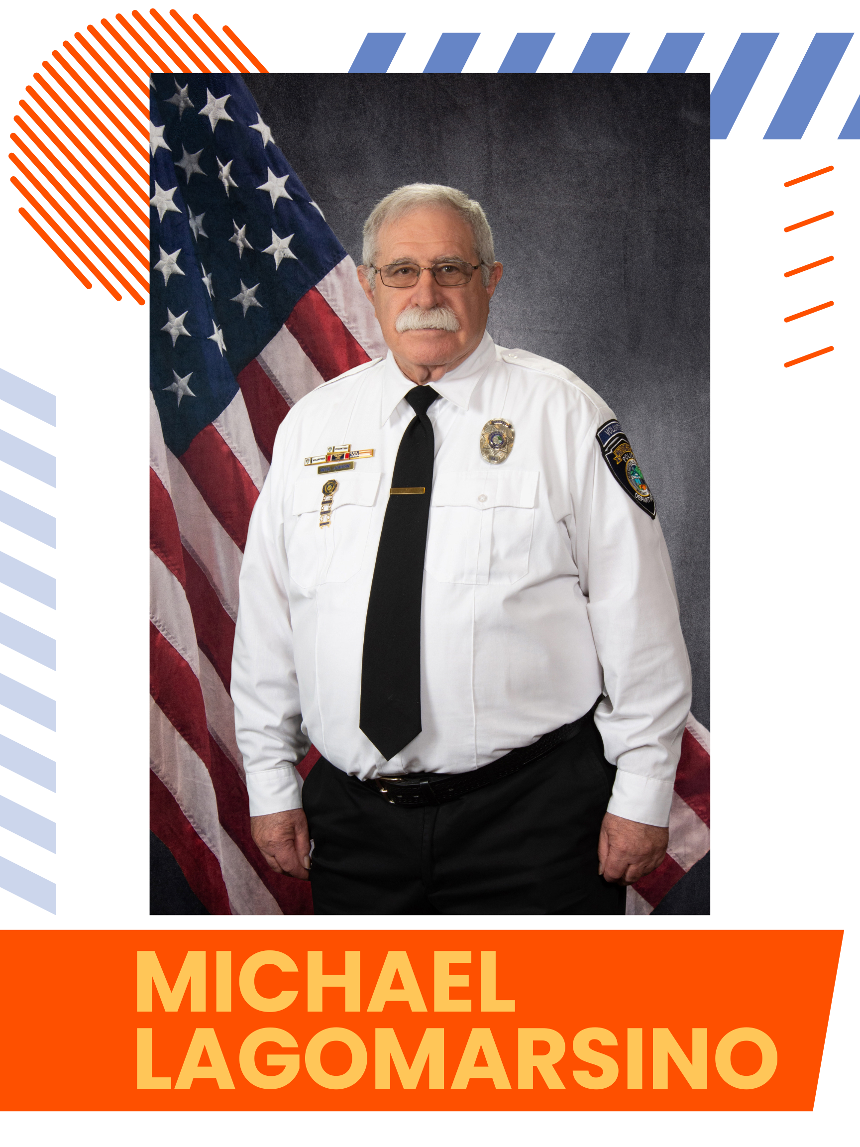 Michael Lagomarsino, a man wearing a Citrus Heights Police Department uniform.