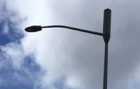 Wireless Telecommunication Faciltiy on Street Light Pole