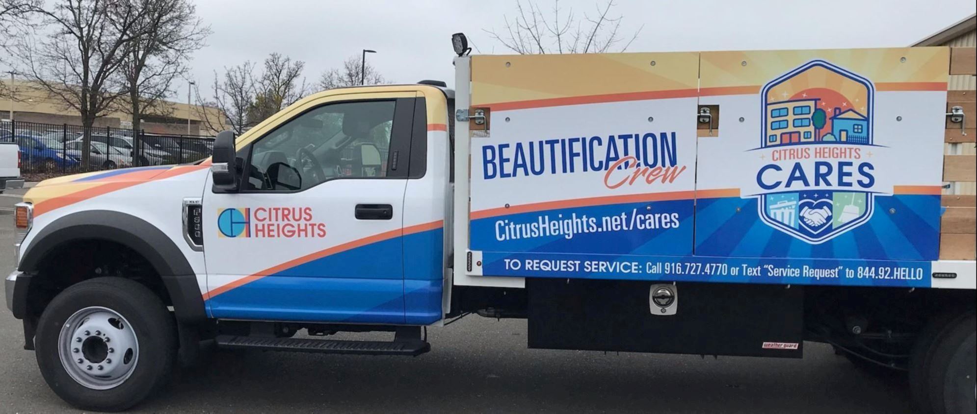 Citrus Heights Cares - Beautification Crew truck 1a