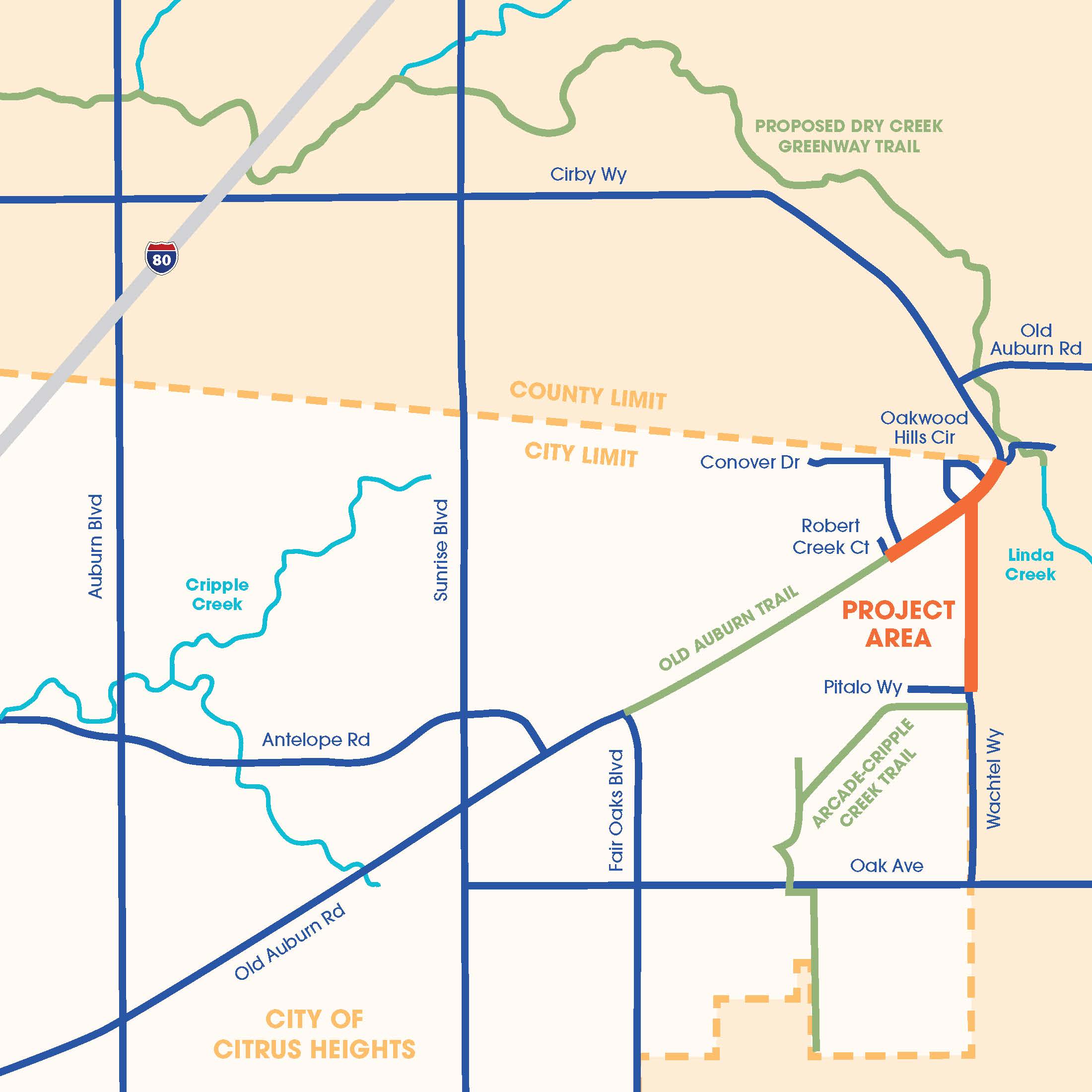 Citrus Heights Gateway Map 2