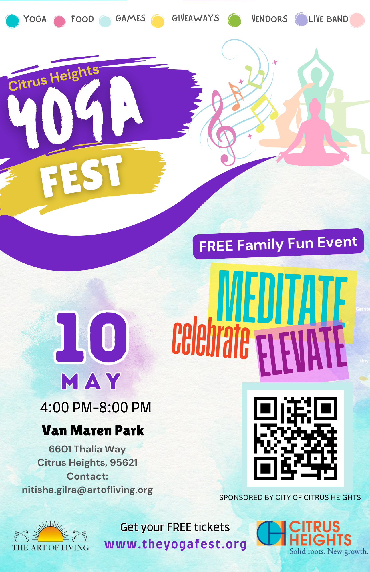 YogaFest Flyer 2025  (11 x 17 in)