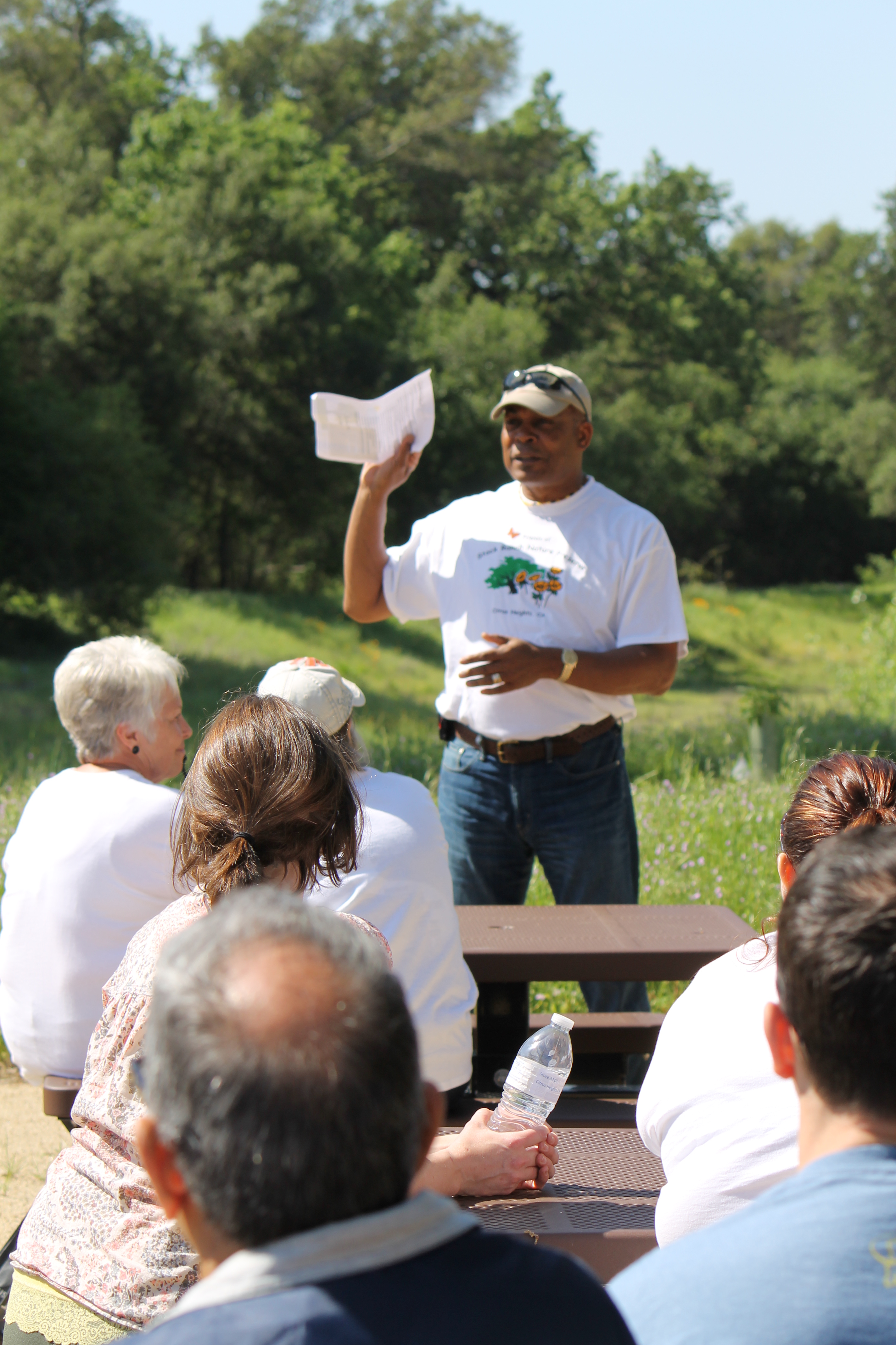Mayor Mel Turner addressing the attendees